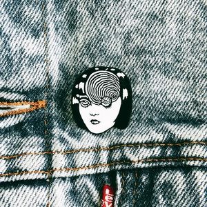 Junji Ito Enamel Lapel Pin